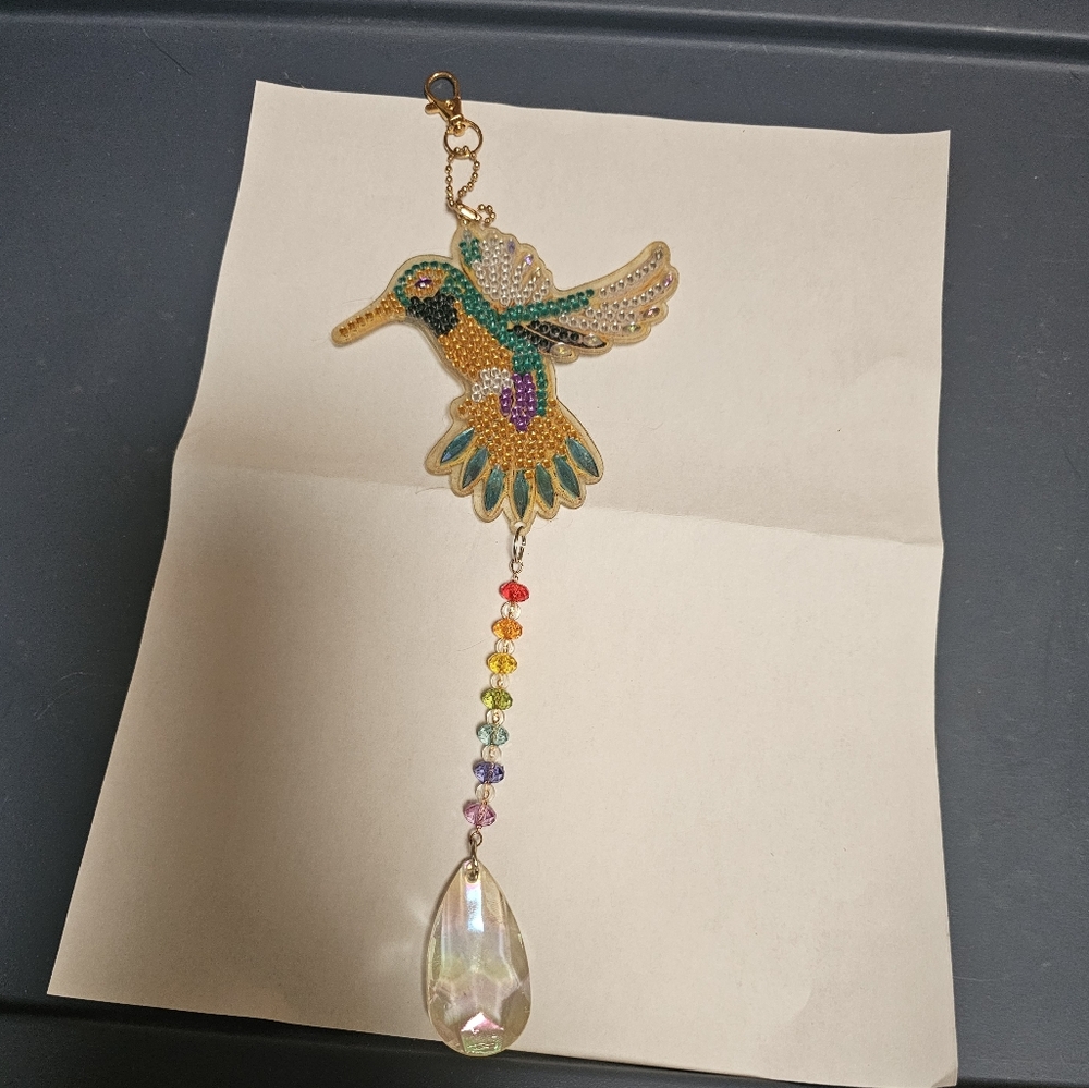 hummingbird wind chime